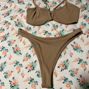 Two Piece bathing suit (Size: Small)